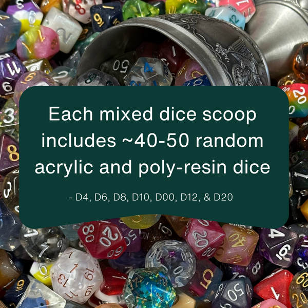 Mixed Dice Scoop