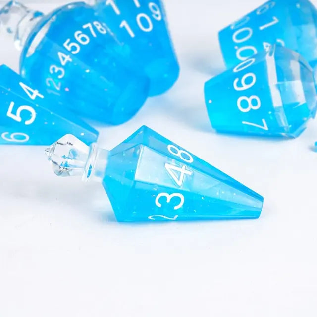 Blue Potion Bottle Dice