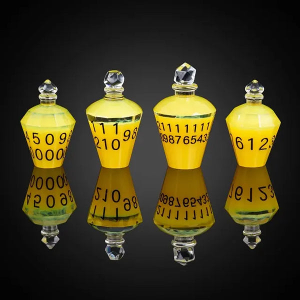 Yellow Potion Bottle Dice