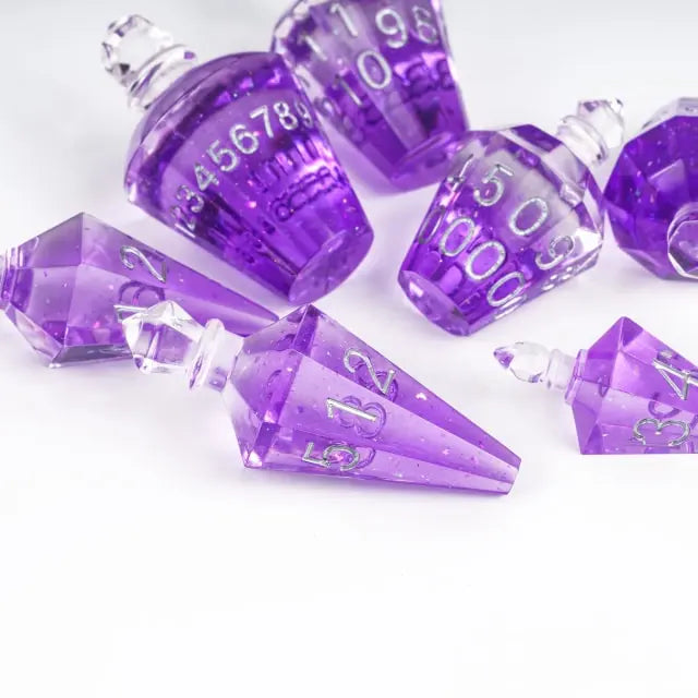 Purple Potion Bottle Dice