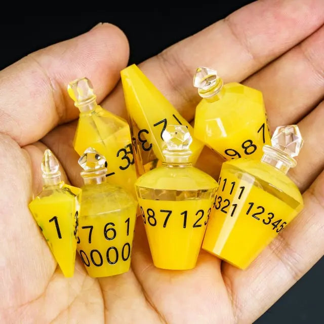 Yellow Potion Bottle Dice